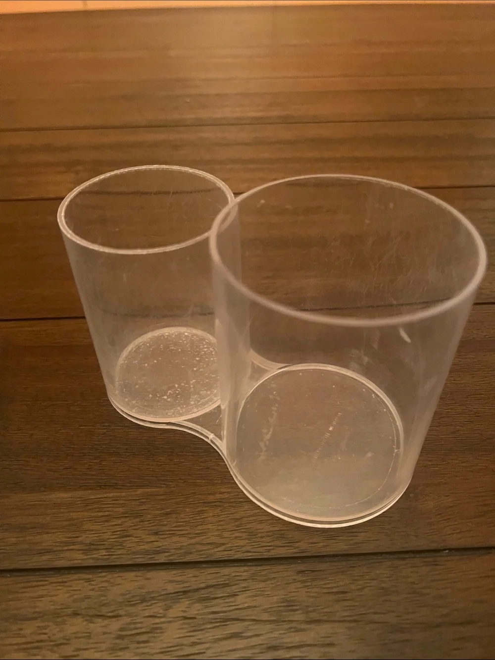 Clear Plastic Cotton Ball Swab Bathroom Organizer